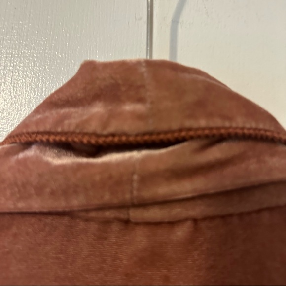 XiRENA Vintage Velvet Old Rose Jax Open Front Jacket Womens Medium - Picture 4 of 10